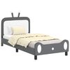 vidaXL Struttura letto bambini con testata Grigio chiaro 80 x 200 cm