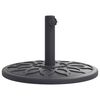 vidaXL Base per Ombrellone per Pali &Oslash;38/48 mm 12 kg Rotonda