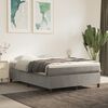 vidaXL Struttura Letto a Rete a Molle Grigio Chiaro 140x190 cm Velluto