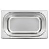 vidaXL Contenitori Gastronorm 4 pz GN 1/4 150 mm in Acciaio Inox