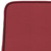 vidaXL Sedia Lounge Rosso Vino 54x75x76 cm in Similpelle