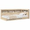 vidaXL Letto Libreria Rovere Sonoma 75 x 190 cm Legno ingegnerizzato