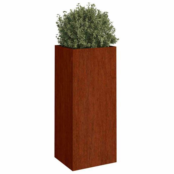 vidaXL Fioriera 32x29x75 cm in Acciaio Corten