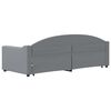 vidaXL Divano Letto con Letto Estraibile Grigio Chiaro 80x200 Tessuto