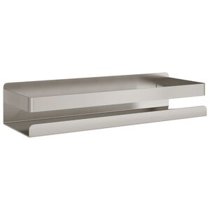 vidaXL Mensola per Doccia 30x10x6 cm in Acciaio Inox 304 Spazzolato