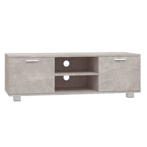 vidaXL Mobile per TV Grigio Cemento 120x40,5x35 cm Legno Multistrato