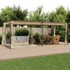 vidaXL Gazebo con Tende 6x3 cm Grigio Talpa in Acciaio