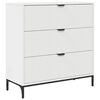 vidaXL Credenza Bianco 79,5 x 33 x 82 cm Legno ingegnerizzato