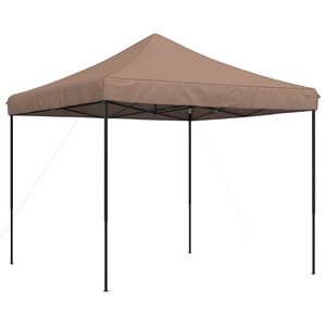 vidaXL Tenda Party 292 x 292 x 315 cm Marrone Tessuto Oxford