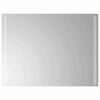 vidaXL Specchio da bagno LED Trasparente 80 x 60 cm vetro temperato