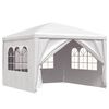 vidaXL Tendone per Feste 3x3 m Bianco
