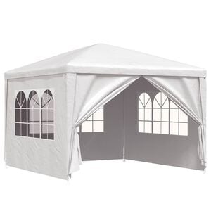 vidaXL Tendone per Feste 3x3 m Bianco
