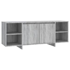 vidaXL Mobile Porta TV Grigio Sonoma 130x35x50 cm in Truciolato