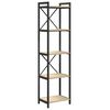 vidaXL Libreria 40 x 30 x 155 cm Legno ingegnerizzato Rovere Sonoma