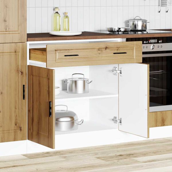 vidaXL Base da Cucina Porto Rovere Artigianale Legno Multistrato