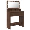 vidaXL Tavoli da Trucco per Camera da Letto Rovere Marrone