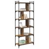 vidaXL Libreria Legno vecchio 76 x 32 x 192 cm Legno multistrato
