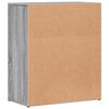 vidaXL Credenze 2 pz Grigio Sonoma 60x31x70 cm in Legno Multistrato