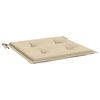 vidaXL Cuscini per Sedia 2 pz Beige 50x50x4 cm in Tessuto Oxford