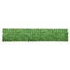 vidaXL Paravento da Balcone con Foglie Verdi 400x75 cm