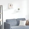vidaXL Scaffali a Parete 2 pz Rovere e Bianco 23x23,5x3,8 cm in MDF