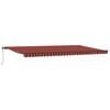 vidaXL Tenda retrattile arancione e marrone 600 &times; 300 cm
