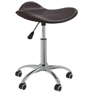 vidaXL Sedia da Ufficio Marrone in Similpelle