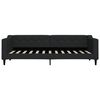 vidaXL Divano Letto Estraibile con Cassetti Nero 80x200 cm in Tessuto