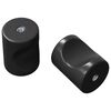 vidaXL Maniglia per Armadio 2 pz Nero 18 x 23 mm Ferro