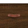 vidaXL Credenza Rovere Marrone 69,5x31x115 cm in Legno Multistrato