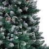 vidaXL Albero di Natale Preilluminato con Palline e Pigne 150 cm