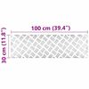 vidaXL Gradini per Scale 4 pcs Argento 100 x 30 cm Alluminio