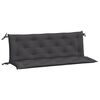 vidaXL Cuscini Panca Giardino 2pz Antracite 150x50x7cm Tessuto Oxford