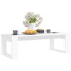 vidaXL Tavolino da Salotto Bianco 110x50x35 cm in Legno Multistrato