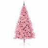 vidaXL Albero di Natale artificiale con luci integrate Rosa 240 cm PVC