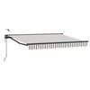 vidaXL Tettuccio Elettrico Retrattile Grigio chiaro e bianco 3 x 2,5 m