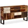 vidaXL Credenza in Legno Massello di Acacia 140x30x80 cm