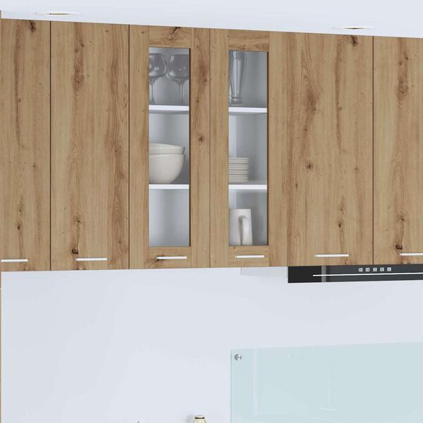 vidaXL Armadio pensile Riga Rovere artigianale 60 x 31 x 80 cm