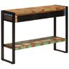 vidaXL Tavolo Consolle 110x30x76 cm in Legno Massello Riciclato