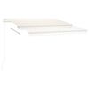 vidaXL Tenda da Sole Automatica Autoportante 300x250 cm Crema
