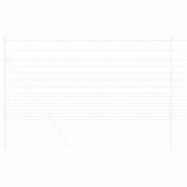 vidaXL Recinto Selvaggio Zincato a Caldo 1000 x 120 x 0.18 cm Ferro