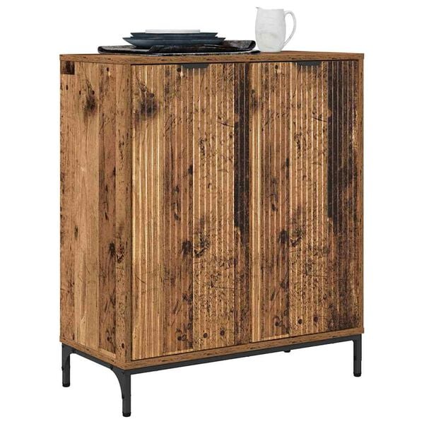 vidaXL Credenza Legno vecchio 69,5 x 33 x 82 cm Legno multistrato