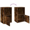 vidaXL Libreria Rovere Fumo 31x24x52 cm in Legno Multistrato