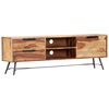 vidaXL Mobile Porta TV 140x28x47 cm in Legno Massello di Acacia
