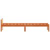 vidaXL Struttura del letto Marrone cerato 205.5 x 95.5 x 51 cm