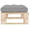 vidaXL Ottomana da Giardino Pallet in Legno di Pino Impregnato
