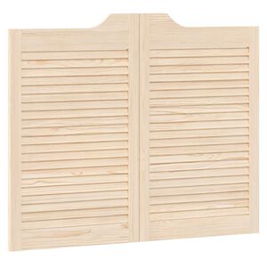 vidaXL Porte Swing Naturale 80 x 50 cm Legno Massello di Pino