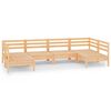 vidaXL Set Salotto da Giardino 6 pz in Legno Massello di Pino