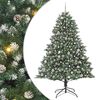 vidaXL Albero di Natale artificiale Verde 210 cm