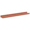 vidaXL Scaffale da parete 2 pcs Rosso 60 x 9 x 3 cm Legno multistrato